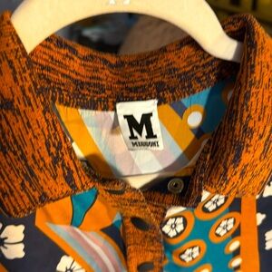 Missoni , 100% silk blouse , size 40 .